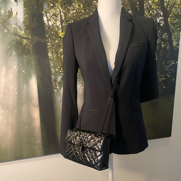 NWT Kurt Geiger Patent Leather Brixton Drench Bag - Picture 3 of 13